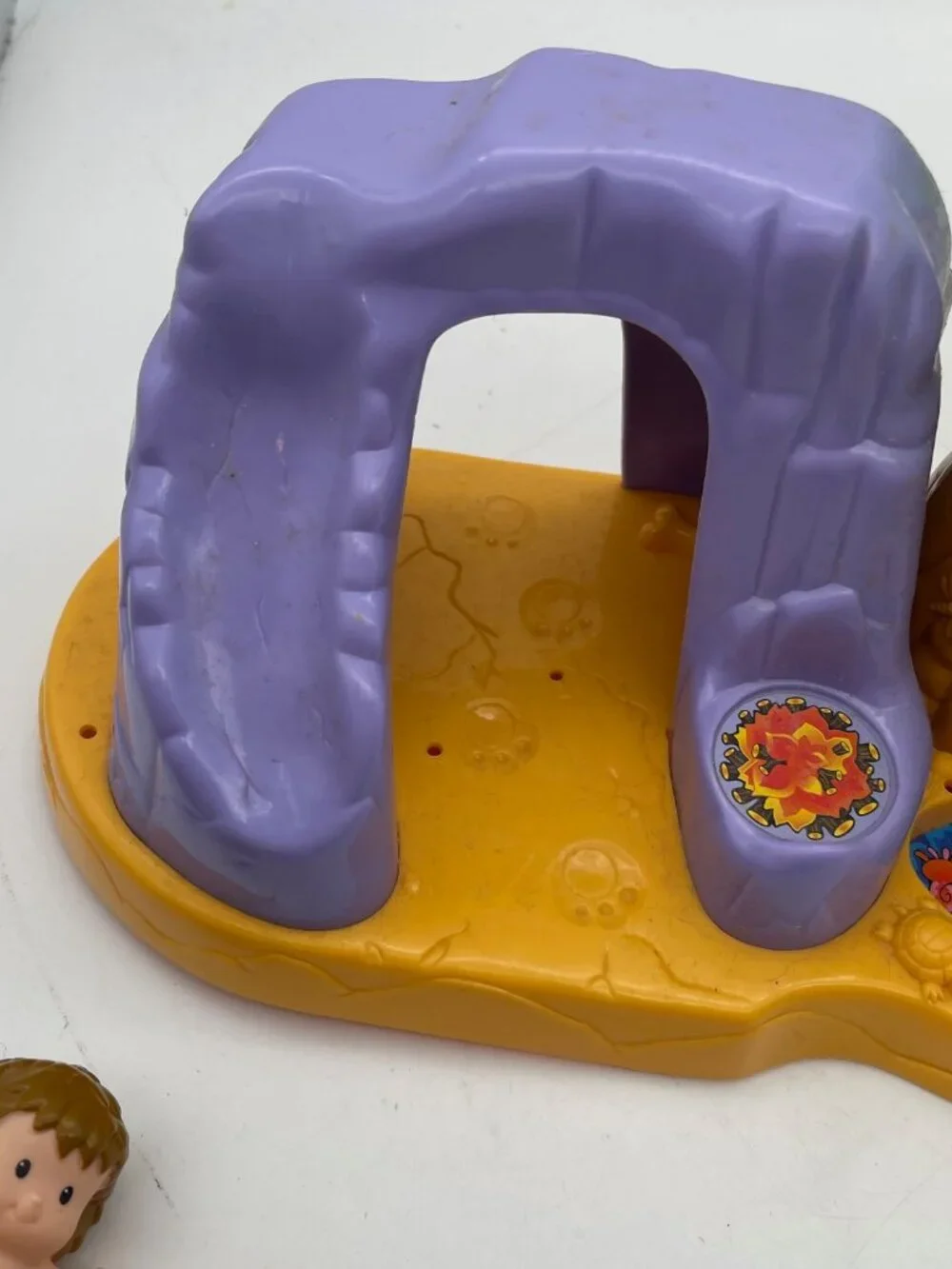 Vtg Fisher Price Little People Dinoland Dinosaur Dino Jungle Playset 2006 Works